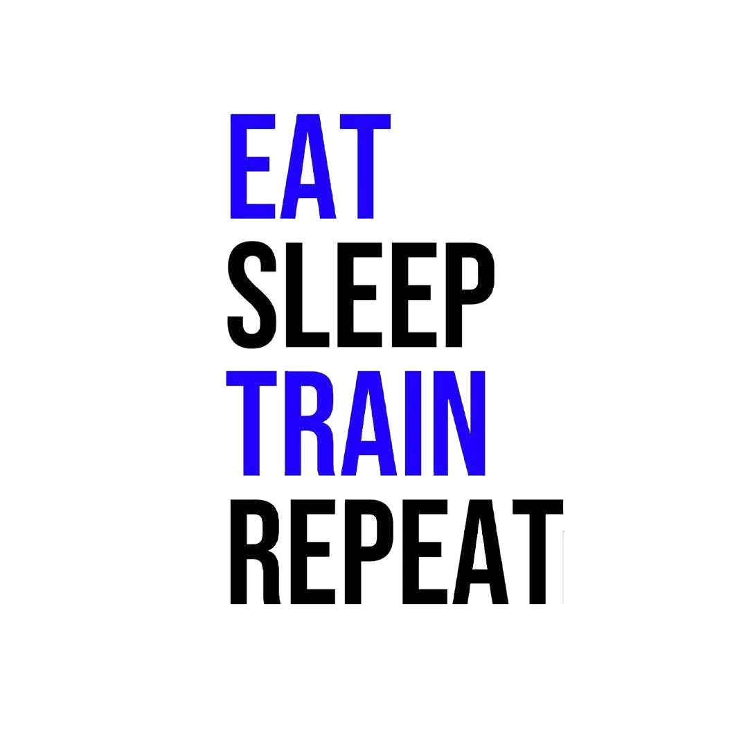 Eat Sleep Train Repeat Sticker
